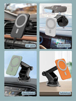 15W Magnetic Wireless Car Charger AirVent Mount For iPhone 13 12 Pro Max Mini Fast Charging Wireless Chargers Car Phone Holder