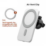 15W Magnetic Wireless Car Charger AirVent Mount For iPhone 13 12 Pro Max Mini Fast Charging Wireless Chargers Car Phone Holder