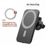 15W Magnetic Wireless Car Charger AirVent Mount For iPhone 13 12 Pro Max Mini Fast Charging Wireless Chargers Car Phone Holder