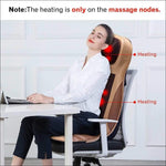 Portable Heated Back Massage Seat Cushion